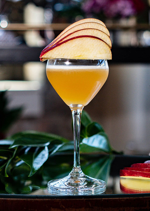 The Autumnal Daiquiri is one of the best apple cocktails for fall. 