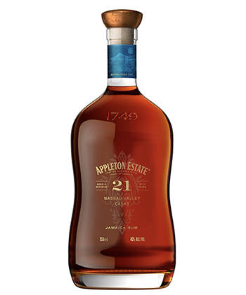 Appleton Estate 21 Year Old Nassau Valley Casks is one of the best rums for 2024. 