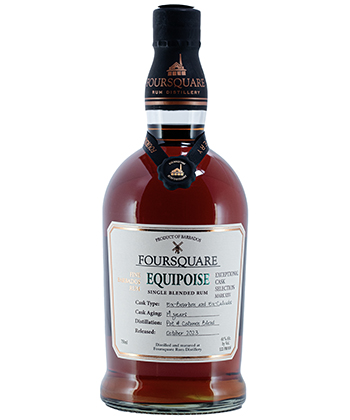 Foursquare Rum Distillery Exceptional Cask Series "Equipoise" is one of the best rums for 2024. 