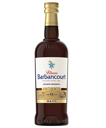 Rhum Barbancourt Estate Reserve 15 Year Old is one of the best rums for 2024. 