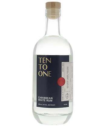 Ten to One Caribbean White Rum is one of the best rums for 2024. 