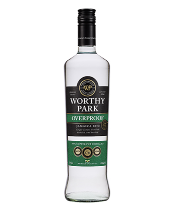 Worthy Park Estate Overproof Jamaican Rum is one of the best rums for 2024. 