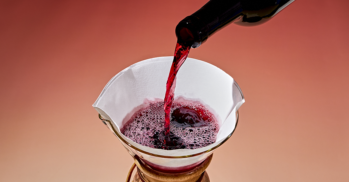 Can You Decant Wine Through a Coffee Filter? VinePair