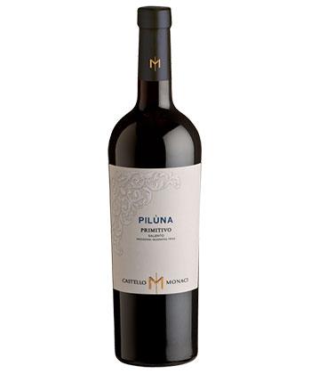 Castello Monaci Primitivo ‘Priluna’ Salento IGT 2021 is one of the best red wines from Puglia, Italy. 