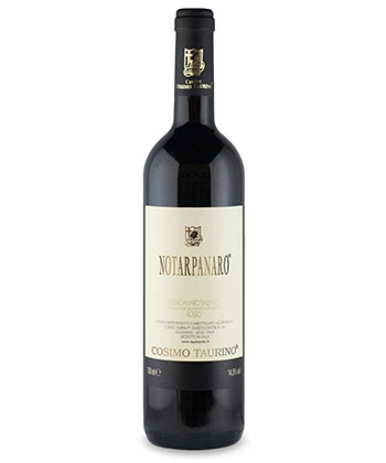 Cosimo Taurino Notarpanaro Negroamaro Salento IGP 2013 is one of the bed red wines from Puglia, Italy. 