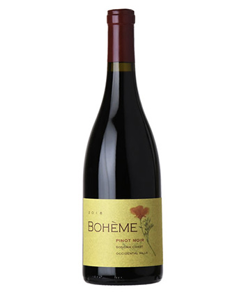 Boheme Sonoma Coast Pinot Noir is one of the best red wines for beginners. 