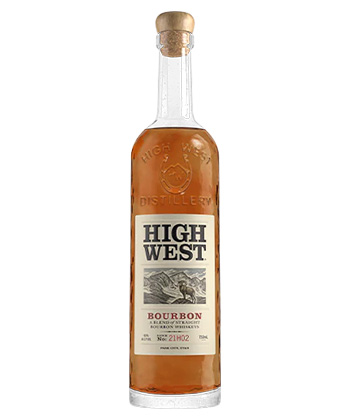 High West Bourbon is one of the best bourbons for mixing cocktails, according to bartenders. 