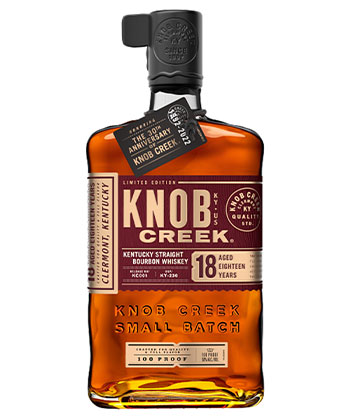 Knob Creek 18 is one of the best bourbons for mixing cocktails, according to bartenders. 