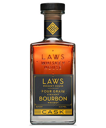 Laws Whiskey House Four Grain Bourbon is one of the best bourbons for mixing cocktails, according to bartenders. 