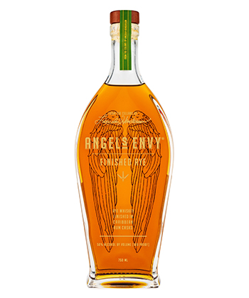 Angel’s Envy Rye Whiskey Finished in Caribbean Rum Casks is one of the best rye whiskies for 2024. 