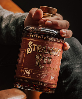 Bluebird Distilling Straight Rye Whiskey is one of the best rye whiskies for 2024. 