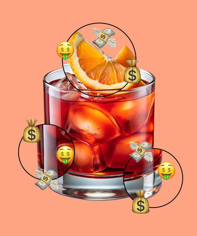 The Economics of a Negroni at 5 Top Bars, Visualized