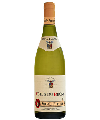 Vidal-Fleury Côtes du Rhône Blanc 2023 is one of the best value wines from France's Southern Rhone. 