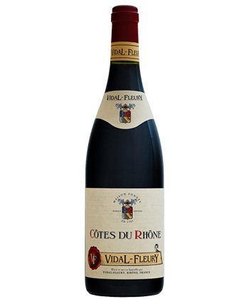 Vidal-Fleury Côtes du Rhône Rouge 2021 is one of the best value wines from France's Southern Rhone. 