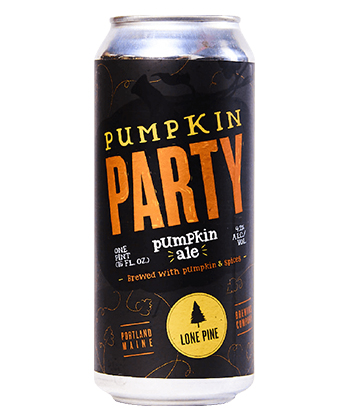 Lone Pint Brewing Company Pumpkin Party is one of the best pumpkin beers to drink this year (2024). 