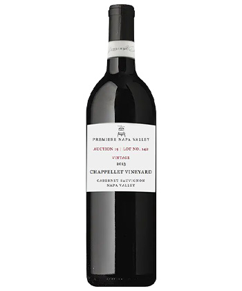 Chappellet Premiere Napa Valley Cabernet Sauvignon is one of the most expensive Napa wines in the world. 