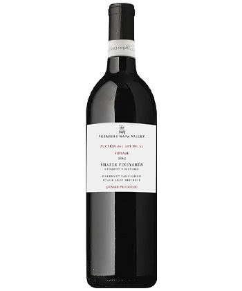 Shafer Vineyards Premiere Napa Valley Sunspot Vineyard Cabernet Sauvignon is one of the most expensive Napa wines in the world. 