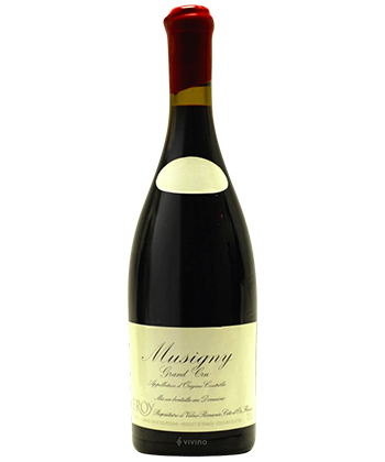 Leroy Musigny Grand Cru is the world's most expensive Pinot Noir. 