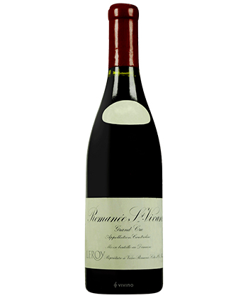 Leroy Romanée-Saint-Vivant Grand Cru is one of the world's most expensive Pinot Noirs. 