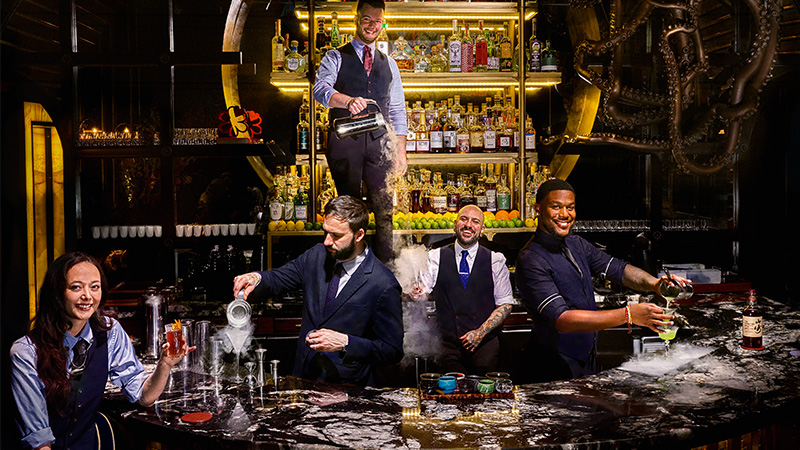 At Manhattan cocktail bar, Shinjis, beverage director Jonathan Adler and the talented bar team challenge the laws of chemistry to divine cocktail magic.