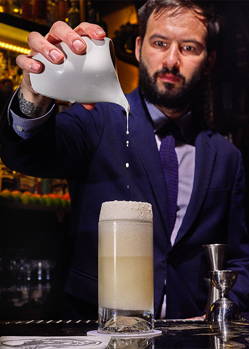 At Manhattan cocktail bar, Shinjis, beverage director Jonathan Adler and the talented bar team challenge the laws of chemistry to divine cocktail magic.