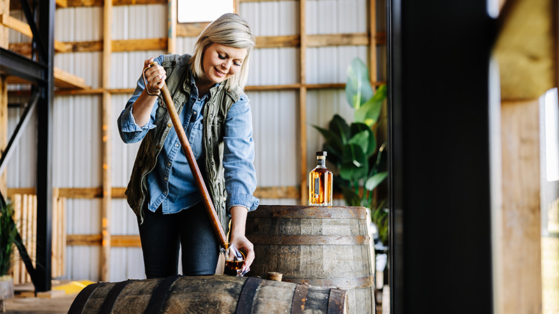 As Kentucky's first female master distiller since Prohibition, Marianne Eaves has rewritten the narrative of what a master distiller does.