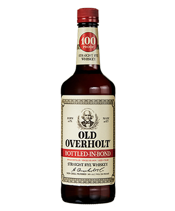 Old Overholt Bottled-in-Bond Straight Rye Whiskey is one of the best rye whiskies for 2024. 