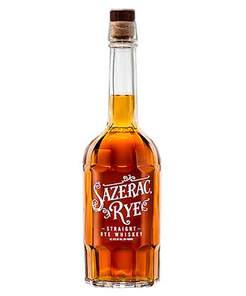 Sazerac Straight Rye Whiskey is one of the best rye whiskies for 2024. 