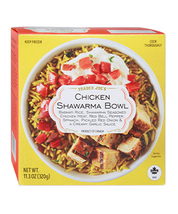 The Chicken Schwarma Bowl is a sleeper hit at Trader Joe's according to employees. 