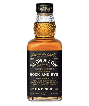 Hochstadter's Slow & Low Rock and Rye Old Fashioned is a green flag when bartenders see it at a bar. 