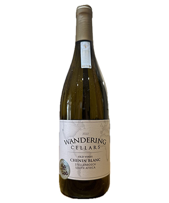 Wandering Cellars Old Vine Chenin Blanc 2022 is one of the best Chenin Blancs for 2024. 