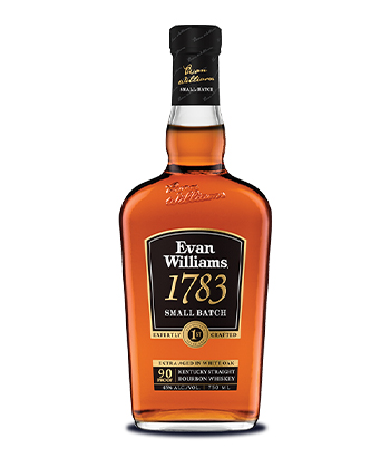 Evan Williams 1783 is one of the best bang-for-buck bourbons, according to bartenders. 