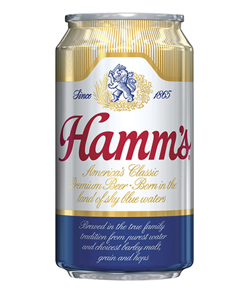 Hamm's is one of the most underrated cheap beers, according to brewers. 