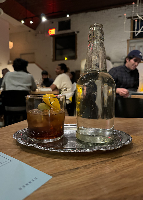 Vermouth Service at Leland Eating & Drinking House is one of the best things to drink in NYC right now. 