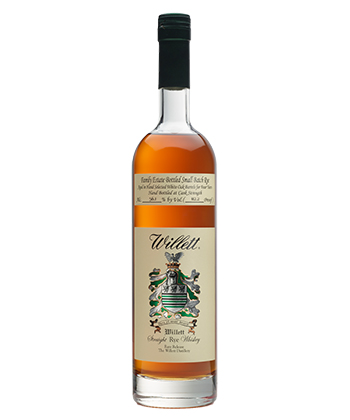 Willett Family Estate Small Batch Straight Rye Whiskey is one of the best rye whiskies for 2024. 