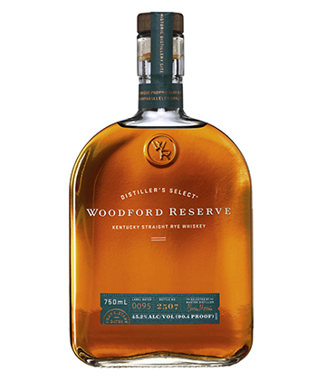 Woodford Reserve Distiller’s Select Kentucky Straight Rye Whiskey is one of the best rye whiskies for 2024. 