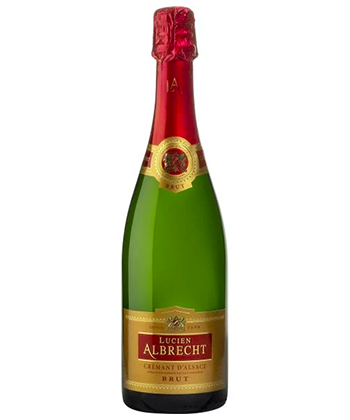 Lucien Albrecht Cremant d’Alsace is one of the best cheap Champagnes, according to wine pros. 