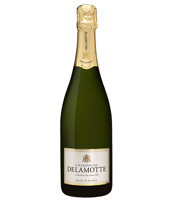 Champagne Delamotte Blanc de Blancs NV is one of the best Champagnes for 2024. 