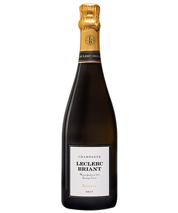 Champagne Leclerc Briant Réserve Brut NV is one of the best Champagnes for 2024. 