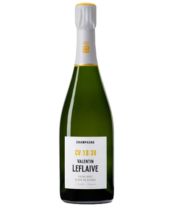 Valentin Leflaive CV 18 30 Champagne Extra Brut Blanc de Blancs NV is one of the best Champagnes for 2024. 