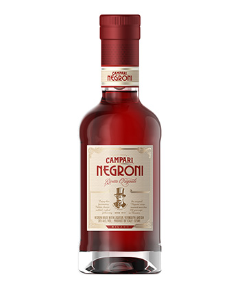 Campari Negroni Ready to Enjoy is one of the best large-format, bottled cocktails for holiday hosting. 