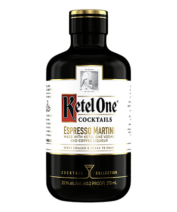 Ketel One Espresso Martini is one of the best large-format, bottled cocktails for holiday hosting. 