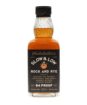 Hochstadter’s Slow & Low Rock and Rye Old Fashioned is one of the best large-format bottled cocktails for 2024. 