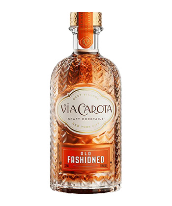 Via Carota Old Fashioned is one of the best large-format, bottled cocktails for holiday hosting. 