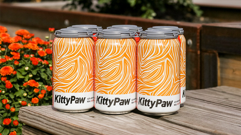 Seventh Son Brewing of Columbus, Ohio, introduced Kitty Paw hard seltzers in 2019, using fruit purées like pineapple, tangerine, guava, and key lime to deliver big flavors and eye-catching tints. Local competitors are scant.