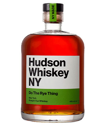 Hudson Whiskey Do The Rye Thing is one of the best bang for your buck rye whiskies, according to bartenders. 