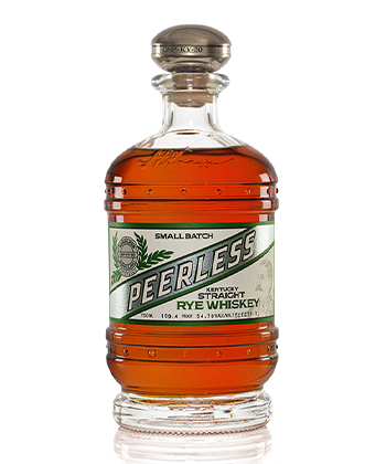 Peerless Rye is one of the best bang for your buck rye whiskies, according to bartenders. 