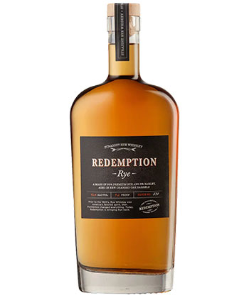 Redemption Rye is one of the best bang for your buck rye whiskies, according to bartenders. 