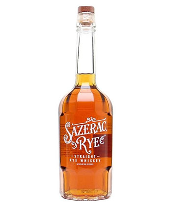 Sazerac Rye is one of the best bang for your buck rye whiskies, according to bartenders. 