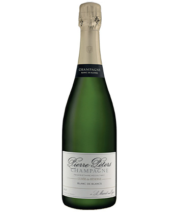 Pierre Péters Blanc de Blancs Champagne is one of the best bang-for-buck Champagnes, according to wine pros. 